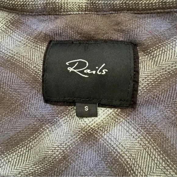 Rails Plaid Button Down Shirt S - Picture 7 of 8